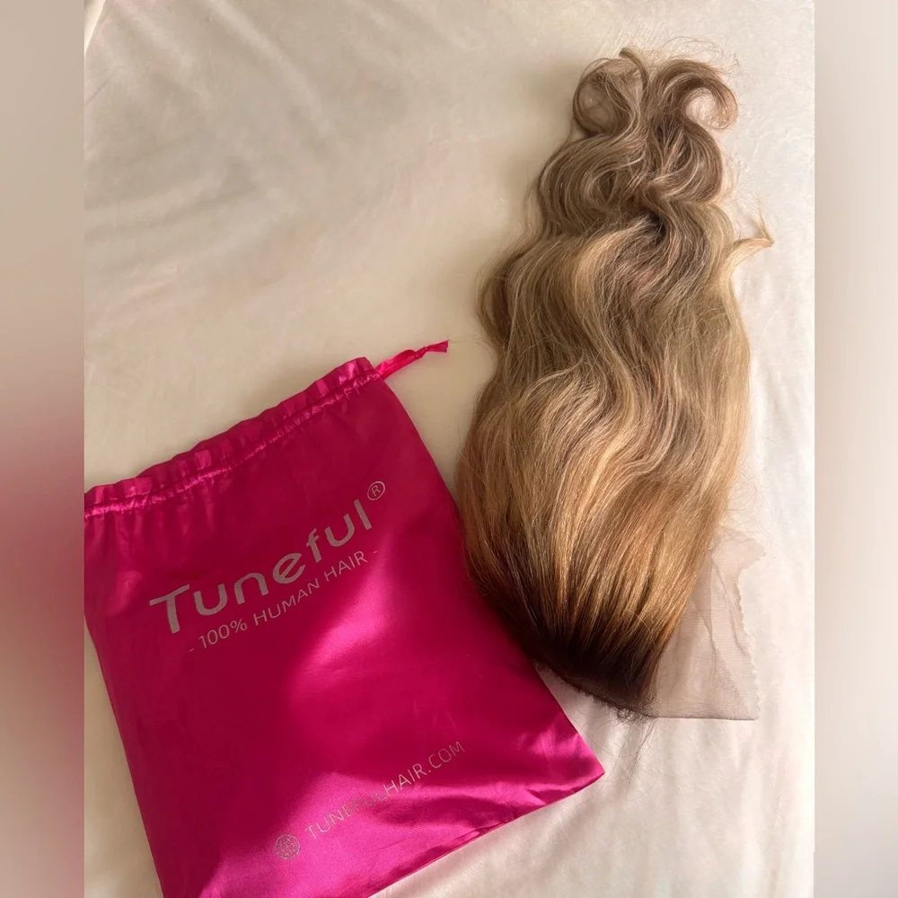 Rich Girl Vibe Balayage Blonde Highlight HD Transparent Lace Front HumanHair Wig - Picture 2 of 16